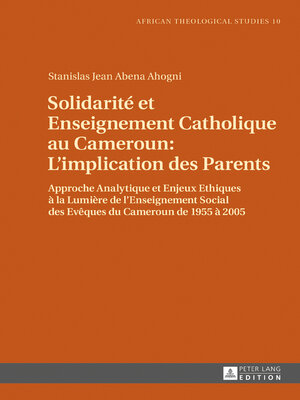 cover image of Solidarité et Enseignement Catholique au Cameroun